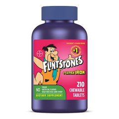 Flintstones Chewable Kids Multivitamin with + Extra Iron, 210 ct.