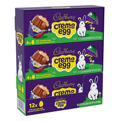 CADBURY CREME EGG Easter Milk Chocolate and Fondant Candy, 12 pk.