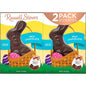 Russell Stover Easter Bunny Solid Milk Chocolate Candy Rabbits, 2 pk.