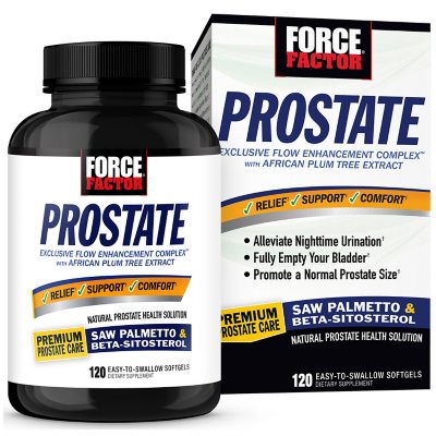 Force Factor Prostate Support Supplement Softgels 120 ct.