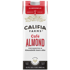 Califia Farms Cafe Almond Milk, Dairy Free, 32 fl oz, 6 ct