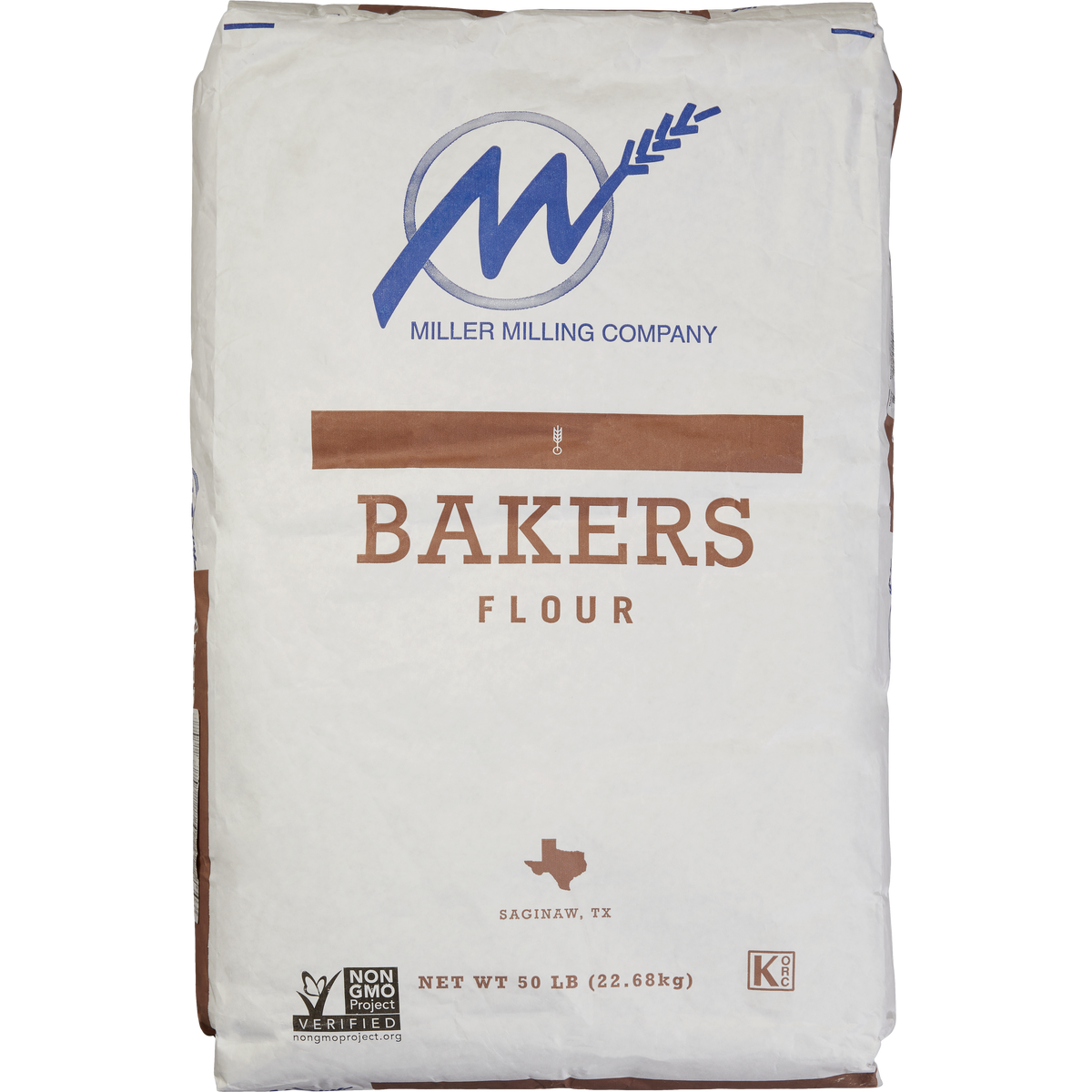 Miller Milling Bakers Flour, 50 lbs