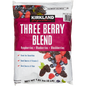 Kirkland Signature Three Berry Blend, 4 lbs