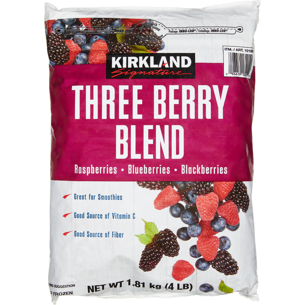 Kirkland Signature Three Berry Blend, 4 lbs