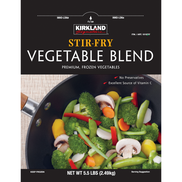 Kirkland Signature Stir Fry Vegetable Blend, 5.5 lbs