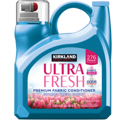 Kirkland Signature Liquid Fabric Conditioner, Premium Ultra Fresh, HE Compatible, Spring Fresh Scent, 187 fl oz