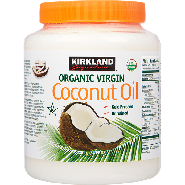 Kirkland Signature Organic Coconut Oil, Virgin, 84 fl oz