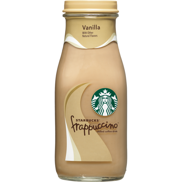 Starbucks Frappuccino Chilled Coffee Drink, Vanilla, 9.5 fl oz, 15 ct