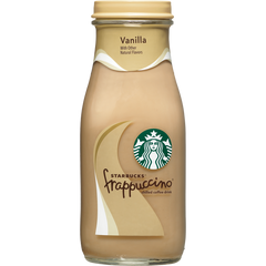 Starbucks Frappuccino Chilled Coffee Drink, Vanilla, 9.5 fl oz, 15 ct