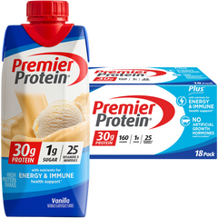 Premier Protein Shake, 30g Protein, Vanilla, 11 fl oz, 18 ct