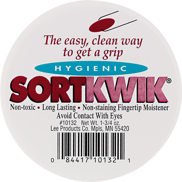 Lee Sortkwik Fingertip Moistener, 1.75 oz, Pink, 4 ct