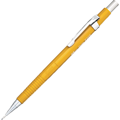 Pentel Sharp Mechanical Drafting Pencil, 0.9mm, Yellow Barrel, 3 ct