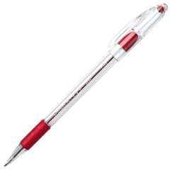 Pentel R.S.V.P. Stic Ballpoint Pen, Fine Point 0.7mm, Red Ink, 24 ct