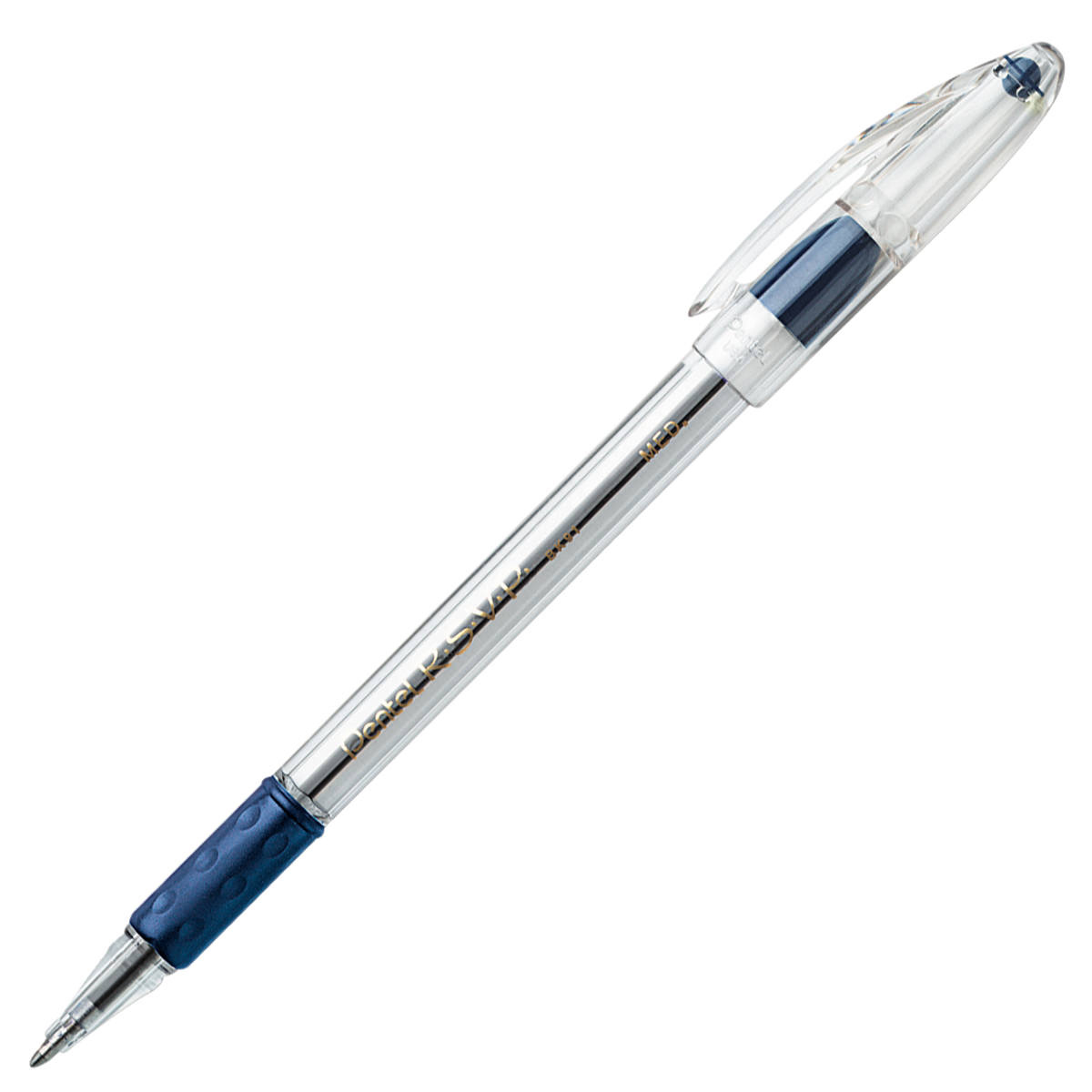 Pentel R.S.V.P. Stic Ballpoint Pen, Medium Point 1.0mm, Blue Ink, 24 ct