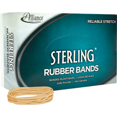 Alliance Sterling Rubber Bands, Size 19, 1700 Bands, 3 ct