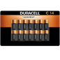 Duracell Coppertop Alkaline C Batteries, 14 ct