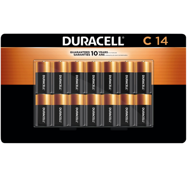 Duracell Coppertop Alkaline C Batteries, 14 ct