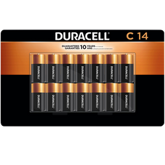 Duracell Coppertop Alkaline C Batteries, 14 ct