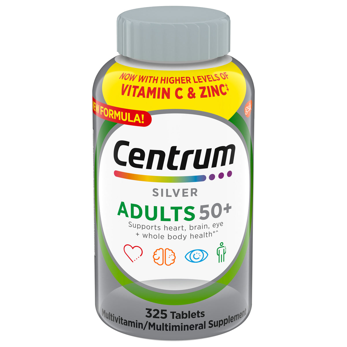 Centrum Silver Adults 50+ Multivitamin, 325 Tablets