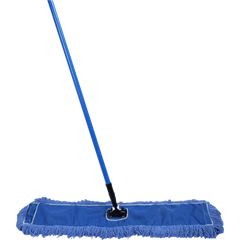 Premier Dust Mop with Swivel Handle Kit, 24" Frame, Blue