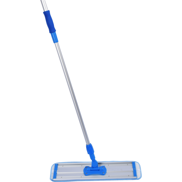 Premier Microfiber Wet Mop Kit, 18" Pad, Blue