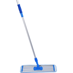 Premier Microfiber Wet Mop Kit, 18" Pad, Blue