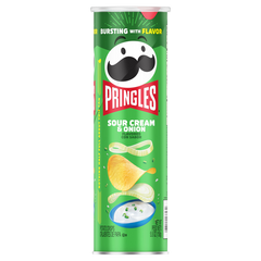 Pringles Potato Crisps, Sour Cream & Onion, 5.5 oz, 14 ct