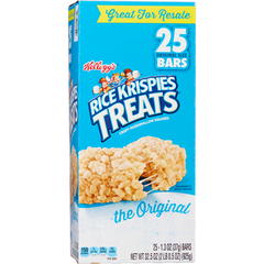 Kellogg's Rice Krispies Treats, Original, 1.3 oz, 25 ct