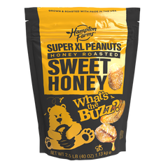 Hampton Farms Super XL Honey Roasted Peanuts, 40 oz