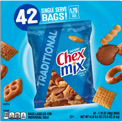 Chex Mix Snack Mix, Traditional, 1.75 oz, 42 ct