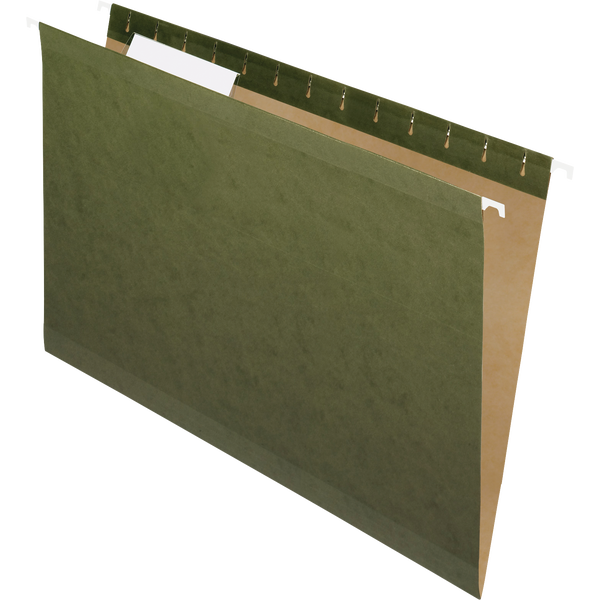 Pendaflex Hanging Folder, 1/3-Cut Tab, Legal, Standard Green, 25 ct