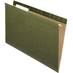 Pendaflex Hanging Folder, 1/3-Cut Tab, Legal, Standard Green, 25 ct