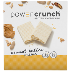 Power Crunch Protein Energy Bars, 13g Protein, Peanut Butter Creme, 1.4 oz, 12 ct