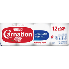 Nestle Carnation Evaporated Milk, 12 fl oz, 12 ct