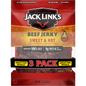 Jack Link's Beef Jerky, Sweet and Hot, 3.25 oz, 3 ct