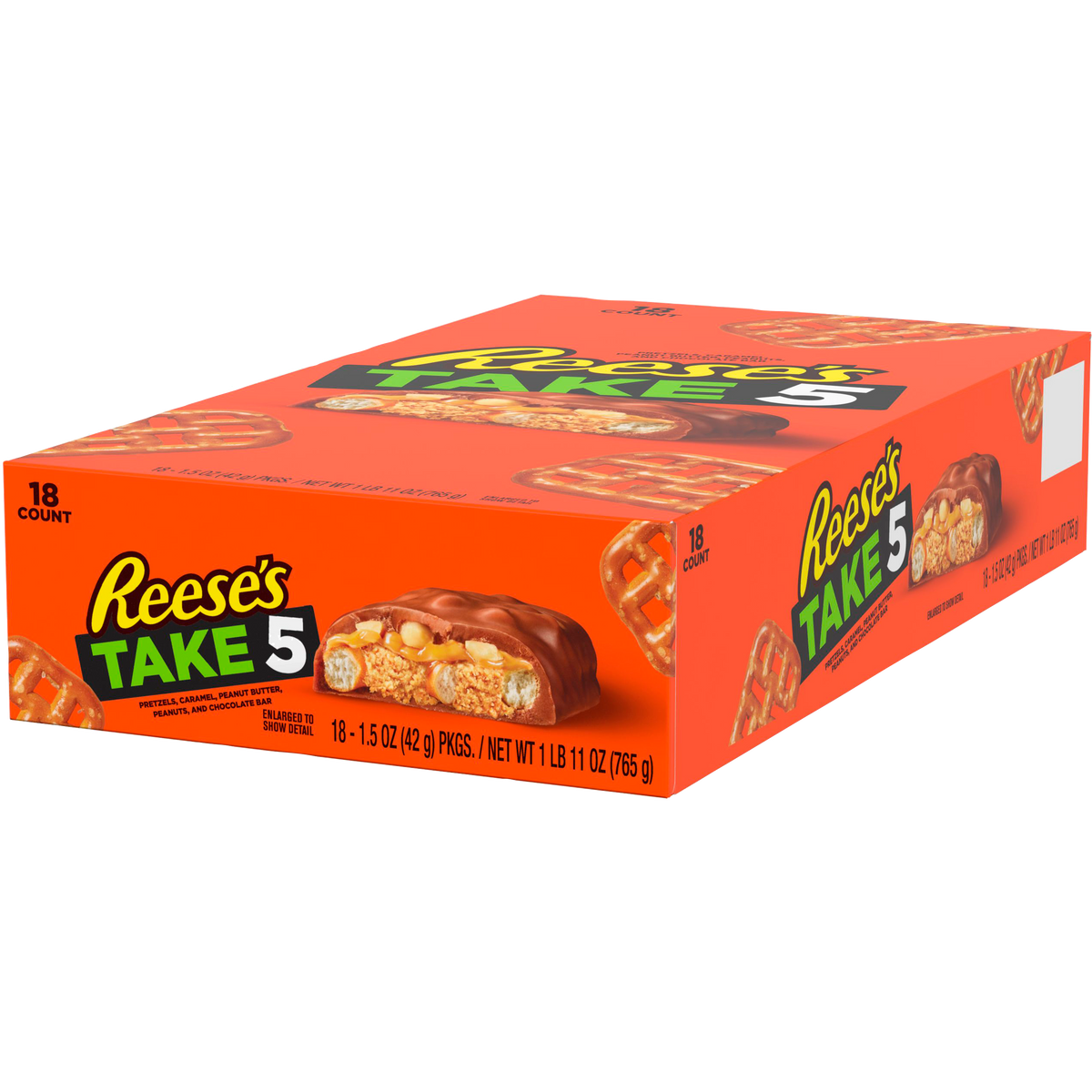 Reese's Take 5 Bar, 1.5 oz, 18 ct