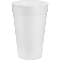 Dart Foam Cold and Hot Cups, 16 oz, 1000 ct