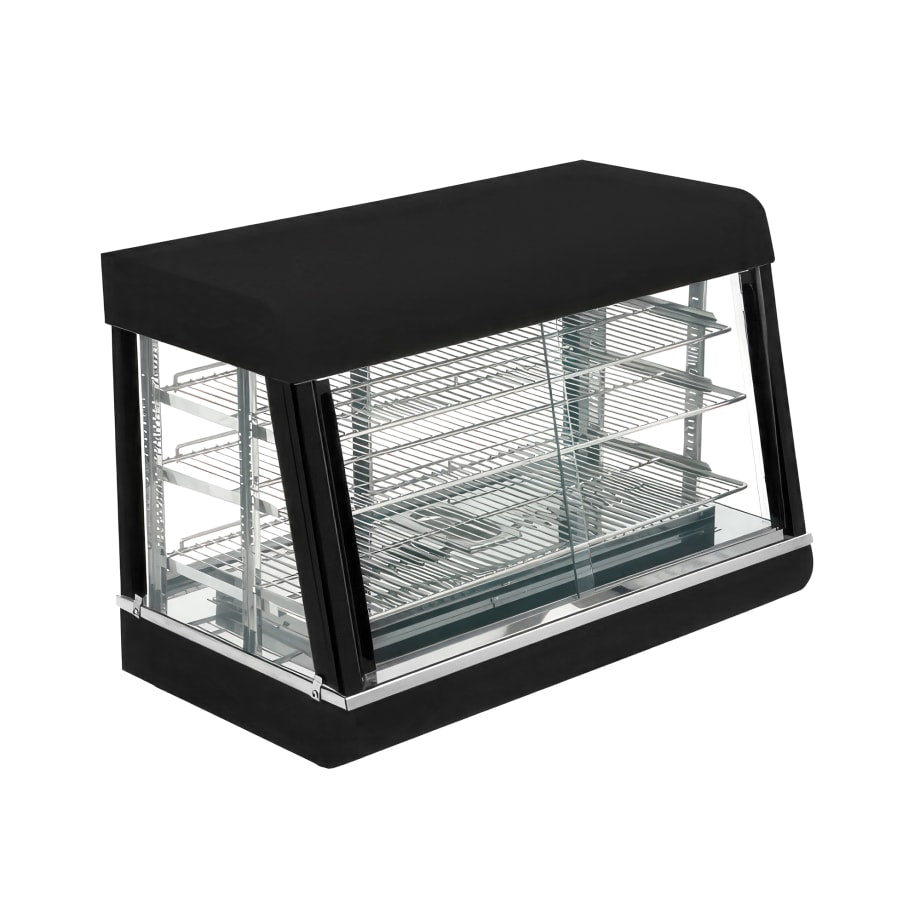 MoTak HDC36 35 1/2" Self Service Countertop Heated Display Case - (3) Shelves, 120v