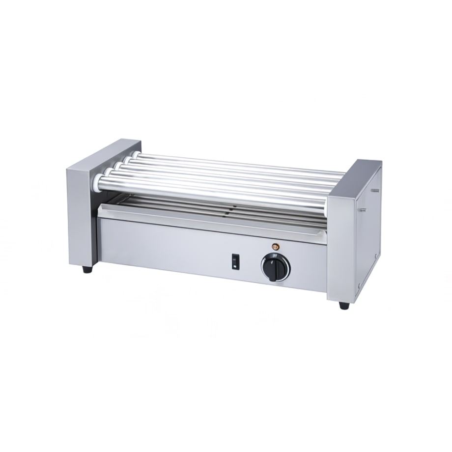 MoTak HDRG1 12 Hot Dog Roller Grill - Flat Top, 120v