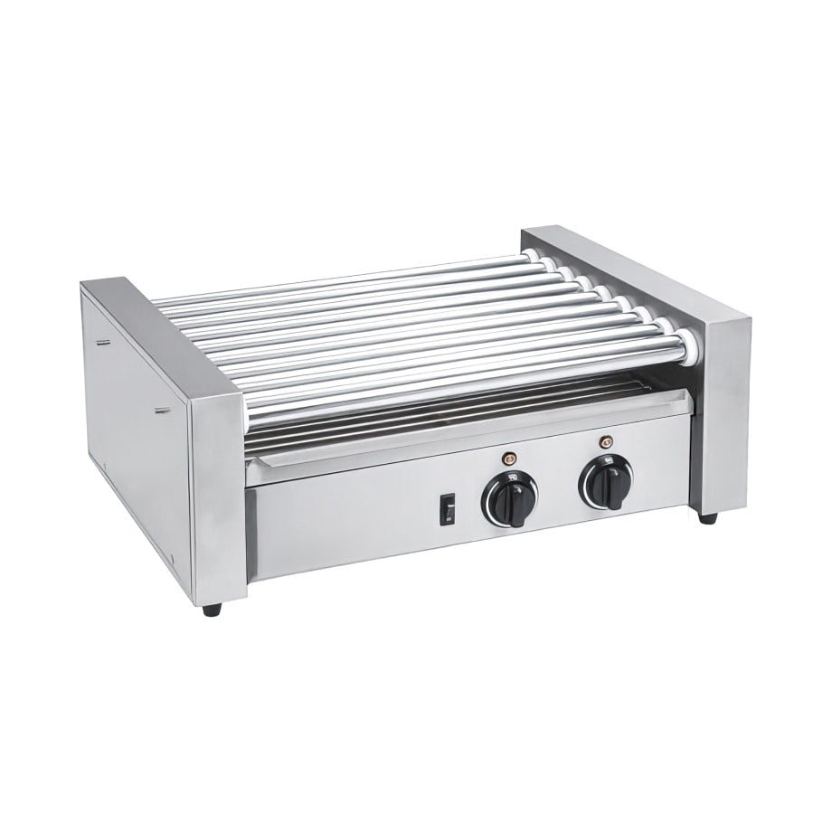 MoTak HDRG3 24 Hot Dog Roller Grill - Flat Top, 120v