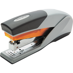 Swingline Optima 25 Reduced Effort Stapler, Gray and Orange