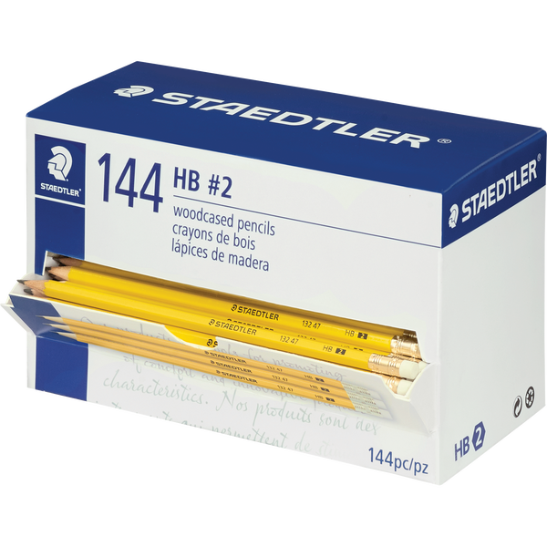 Staedtler HB #2 Woodcase Pencil, 144 ct