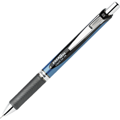 Pentel EnerGel Deluxe RTX Retractable Gel Pen, Fine Point 0.5mm, Black Ink, 6 ct