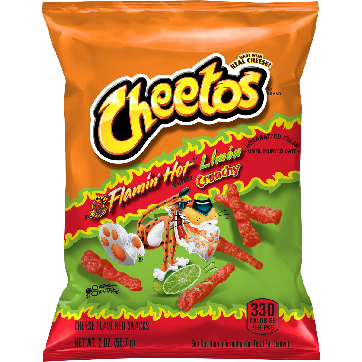 Cheetos Flamin' Hot Limon, 2 oz, 64 ct