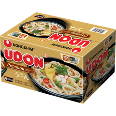 Nongshim Udon Premium Noodle Soup, 9.73 oz, 6 ct