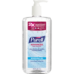 PURELL Advanced Hand Sanitizer Refreshing Gel, 33.8 fl oz