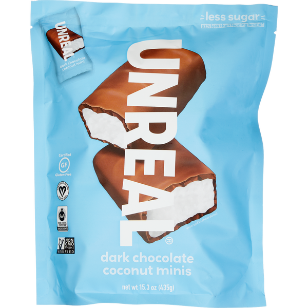 UNREAL Dark Chocolate Coconut Minis, 15.3 oz