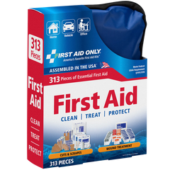 First Aid Only, Home & Go First Aid Kit, 313 Pieces