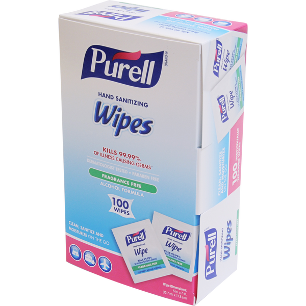 Purell Hand Sanitizing Wipes, 100 Wipes