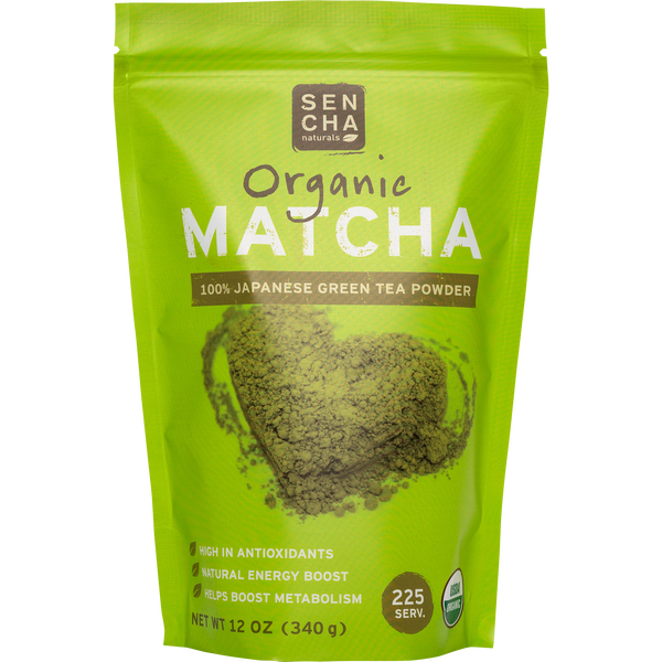 Organic Matcha 100% Japanese Green Tea Powder, 12 oz